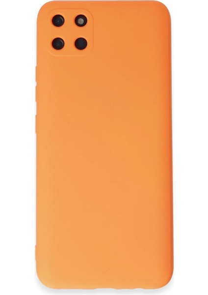Realme C11 Kılıf Nano Içi Kadife Silikon - Turuncu - NX4241-2671
