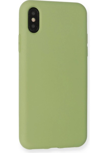 iPhone Xs Max Kılıf Nano Içi Kadife Silikon - Yeşil - NX4601-8032 modelleri