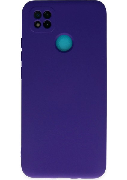 Xiaomi Redmi 9c Kılıf Nano Içi Kadife Silikon - Mor - NX8439-3324