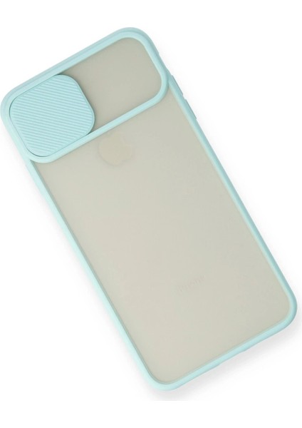 iPhone x Kılıf Palm Buzlu Kamera Sürgülü Silikon - Turkuaz - NX5291-8338 modelleri