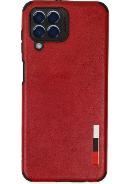 Samsung Galaxy M33 Kılıf Loop Deri Silikon - Kırmızı - NX3837-4127