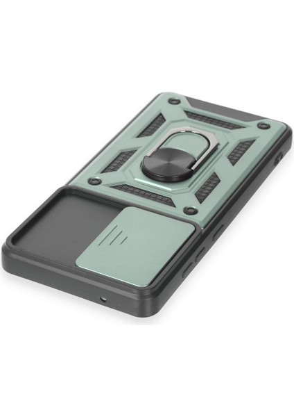 Samsung Galaxy S20 Fe Kılıf Pars Lens Yüzüklü Silikon - Yeşil - NX7251-6738 fırsatları