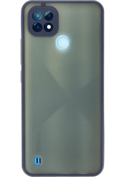 Realme C21 Kılıf Montreal Silikon Kapak - Lacivert - NX2581-2570
