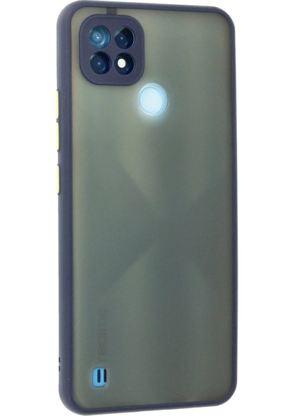 Realme C21 Kılıf Montreal Silikon Kapak - Lacivert - NX2581-2570 modelleri