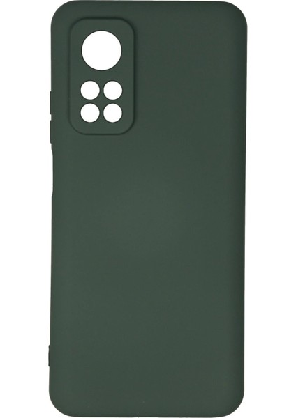 Xiaomi Mi 10T Kılıf Nano Içi Kadife Silikon - Koyu Yeşil - NX5489-7864