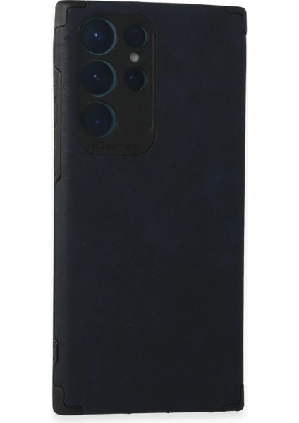 Samsung Galaxy S22 Ultra Kılıf Loop Deri Silikon - Lacivert - NX5637-8833