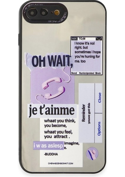 iPhone 7 Plus Kılıf Mirror Desenli Kapak - Mirror - 4 - NX3668-5221 fiyatları