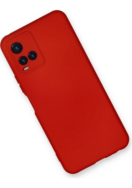 Vivo Y21S Kılıf Nano Içi Kadife Silikon - Kırmızı - NX5772-9257 fiyatları