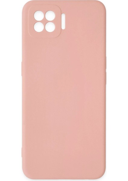 Oppo A73 Kılıf Nano Içi Kadife Silikon - Pudra - NX4177-1160