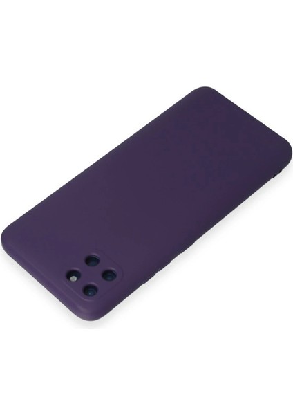 Realme C11 Kılıf Nano Içi Kadife Silikon - Mor - NX1559-1819 modelleri