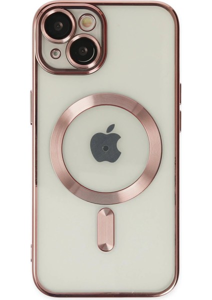 iPhone 14 Plus Kılıf Kross Magneticsafe Kapak - Rose - NX7769-8928