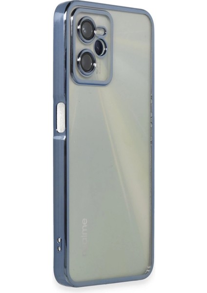 Realme C35 Kılıf Lensli Silikon - Açık Mavi - NX8251-7251 fiyatları