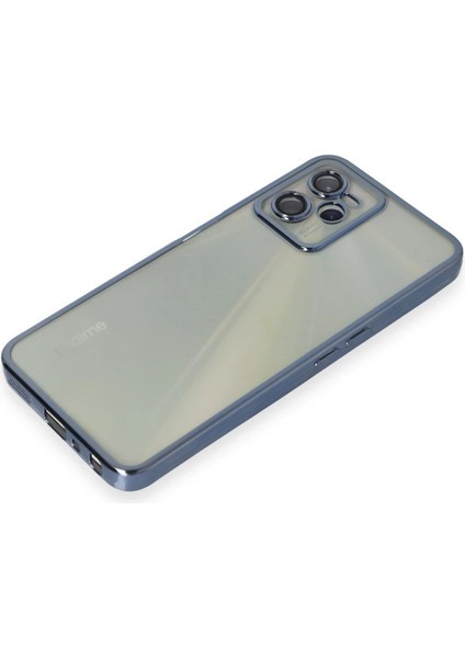 Realme C35 Kılıf Lensli Silikon - Açık Mavi - NX8251-7251 fırsatları