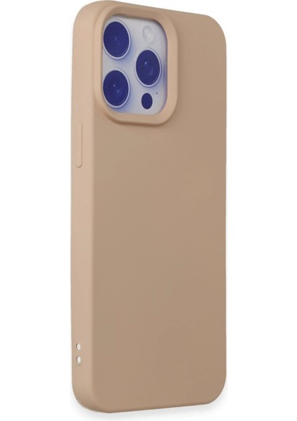 iPhone 15 Pro Max Kılıf Nano Içi Kadife Silikon - Pudra - NX6907-7623 fiyatları