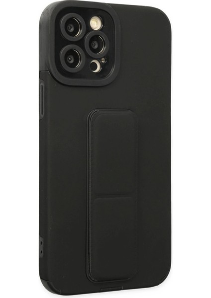 iPhone 12 Pro Kılıf Mega Standlı Silikon - Siyah - NX7183-1857 modelleri