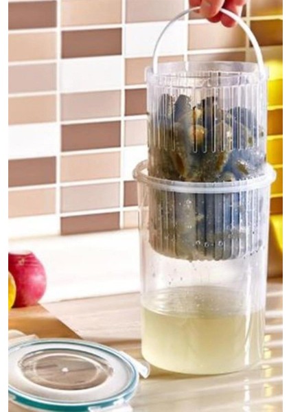 Çok Renkli Sebze ve Zeytin Yıkama Kabı, Klipsli Kapaklı, Saklama Için Uygun indirimleri