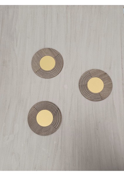 Doğal Ahşap 3'lü Duvar Dekor Tablo Seti, Şık ve Hafif Tasarım fiyatları