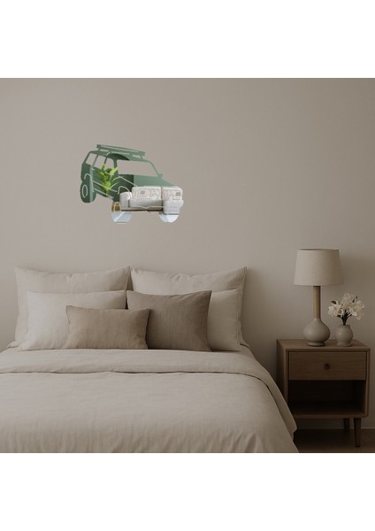 Klasik Jeep Desenli Aynalı Tablo - NX2599-4036 fiyatları