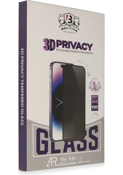 Samsung Galaxy S25 Ultra Bilvis 3D Hayalet Cam Ekran Koruyucu - NX7431-3642