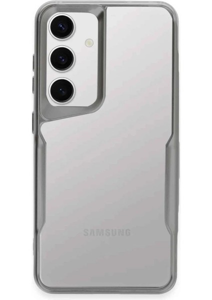 Samsung Galaxy A15 4g Kılıf Boyi Silikon Kapak - Gümüş - NX4033-9896