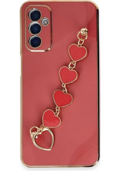 Samsung Galaxy A14 4g Kılıf Esila Silikon - Kırmızı - NX8137-8621