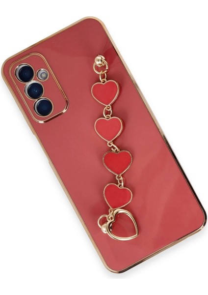 Samsung Galaxy A14 4g Kılıf Esila Silikon - Kırmızı - NX8137-8621 modelleri