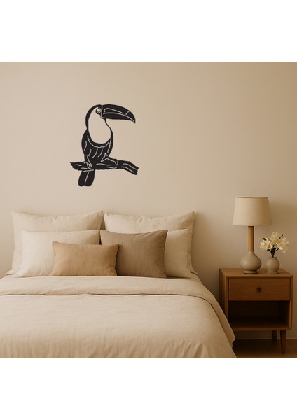 Kuş Silüetleri Dekoratif Tablo - Minimalist Şıklık - NX2563-8163