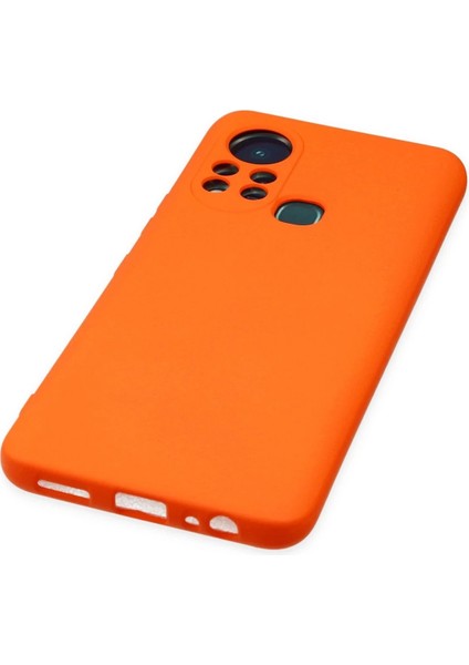 Infinix Hot 11S Kılıf Nano Içi Kadife Silikon - Turuncu - NX6413-6274 fırsatları
