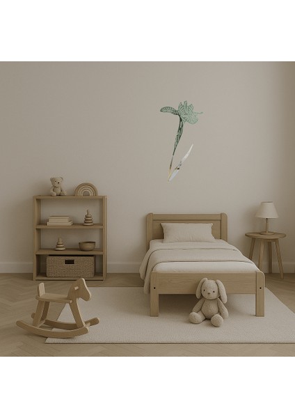 Abstrakt Çiçek Desenli Dekoratif Aynalı Tablo - NX5311-5890 fırsatları