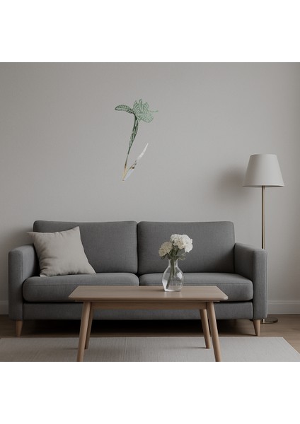 Abstrakt Çiçek Desenli Dekoratif Aynalı Tablo - NX5311-5890 indirimleri