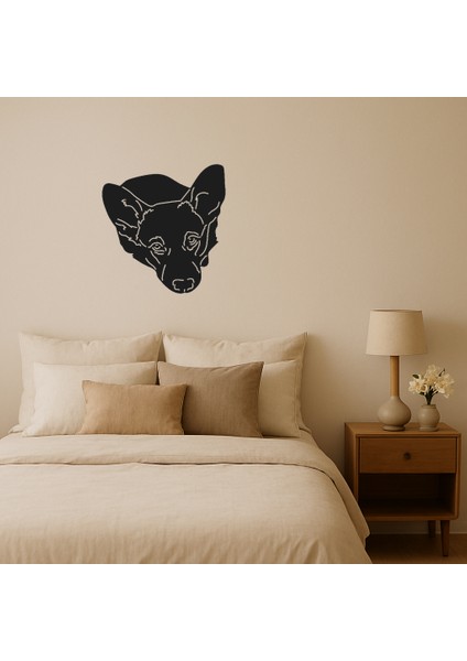 Köpek Yüzü Temalı Dekoratif Duvar Tablosu - NX6990-3060
