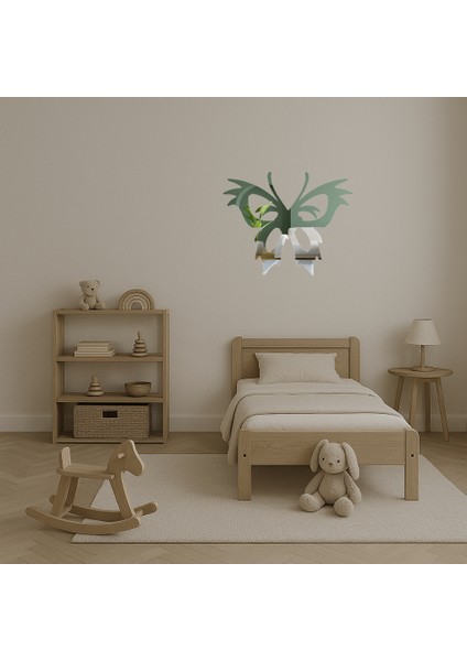 Vintage Kelebek Duvar Aynalı Tablosu - NX8472-4552 fırsatları