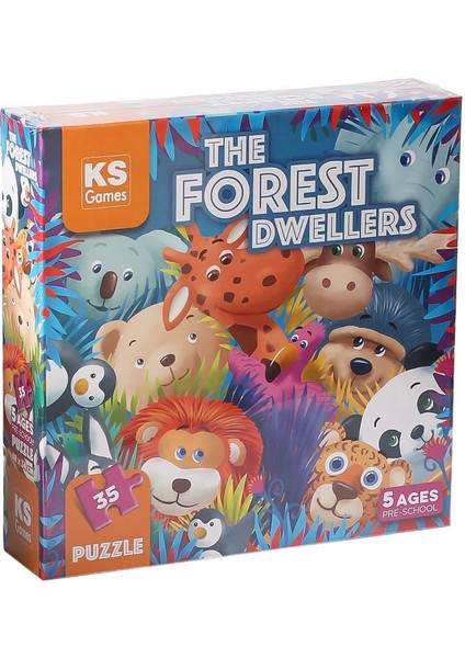 Prs 32713 The Forest Dwellers 35 Parça Puzzle