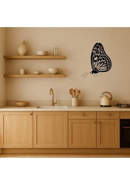 Sanatsal Kelebek Tasarımlı Mdf Iç Mekan Tablo - NX7355-7812 fiyatları