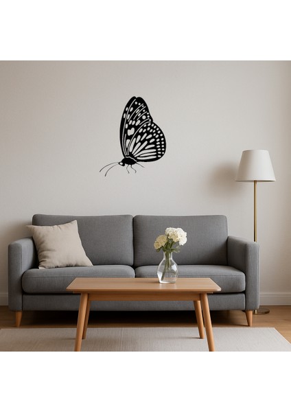 Sanatsal Kelebek Tasarımlı Mdf Iç Mekan Tablo - NX7355-7812 fırsatları