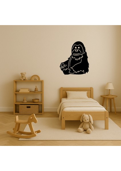 Orangutan Emoji Mdf Dekoratif Tablo - NX1747-9950 modelleri