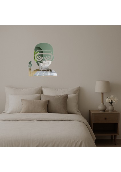 Bilim Adamı Emoji Dekoratif Aynalı Tablo - NX5169-2277 fiyatları