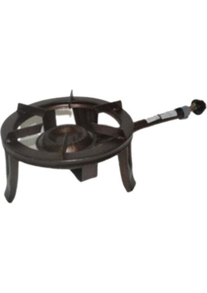30 cm Çaplı Metalik Ocak, Piknik Tüpü Uyumlu, Dayanıklı ve Şık Tasarım.