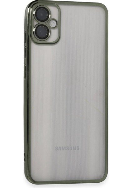Samsung Galaxy A05 Kılıf Lensli Silikon - Yeşil - NX8585-9672