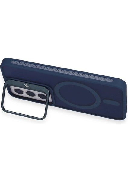 Samsung Galaxy S24 Flet Lens Magsafe Kapak - Lacivert - NX2898-8824 fiyatları