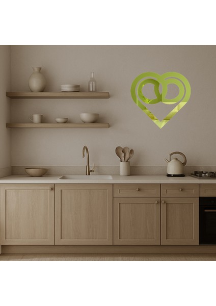 Aşk ve Doğa Temalı Duvar Altın Aynalı Tablosu - NX7038-5809 modelleri