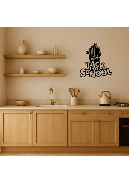 Okula Dönüş Karşılama Dekoratif Tablo - NX7776-7130 fiyatları