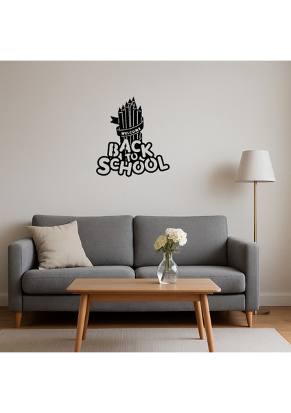 Okula Dönüş Karşılama Dekoratif Tablo - NX7776-7130 fırsatları