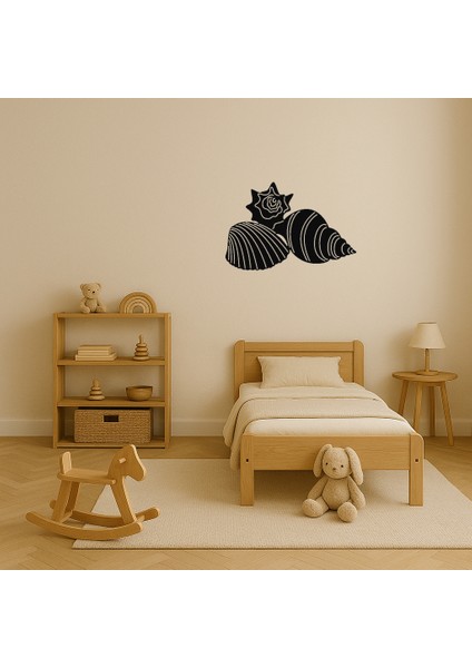 Abstrakt Deniz Kabukları Tasarımlı Mdf Duvar Tablosu - NX3897-4832 modelleri