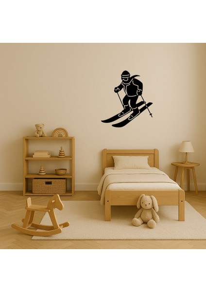 Kayakçı Kış Sporları Temalı Duvar Tablosu - NX5969-5828 modelleri