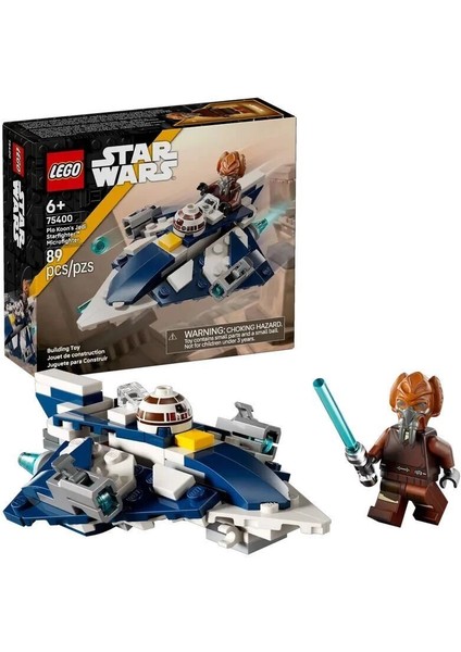 75400 LEGO Star Wars Plo Koon'un Jedi Starfighter Mikro Savaşçısı 89 Parça +6 Yaş indirimleri