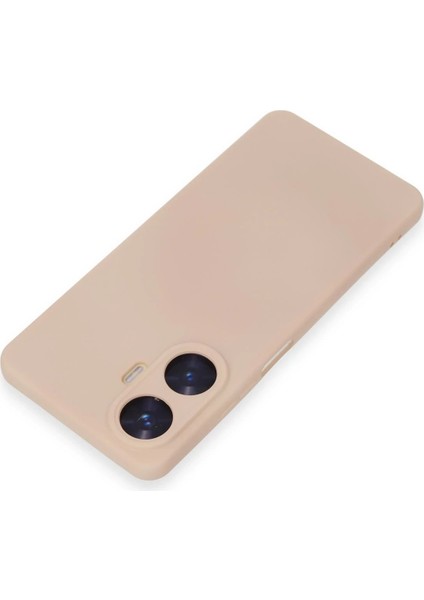 Realme C55 Kılıf Nano Içi Kadife Silikon - Pudra - NX3219-6284 fiyatları