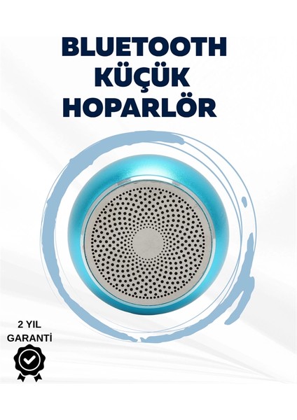 Alüminyum Gövdeli Mini Bluetooth Hoparlör – Ve Şık Tasarım