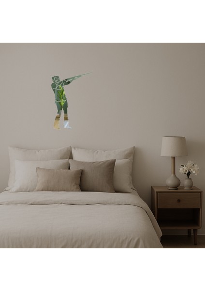 Silahlı Kız Temalı Dekoratif Aynalı Tablo - NX3321-7542 fiyatları