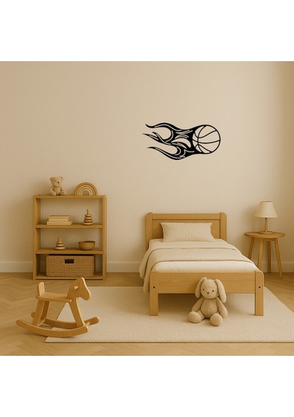 Alevli Basketbol Mdf Dekoratif Tablo - NX1138-4724 modelleri